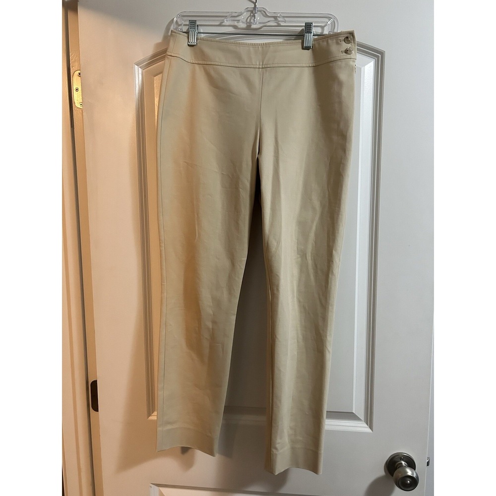 Ralph Lauren black label slim‎ women's pants size 6 beige